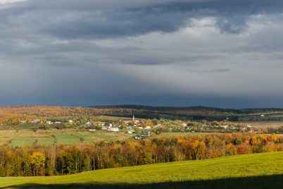 Paysage de Saint-Isidore-de-Clifton, MRC du Haut-Saint-François, Estrie.