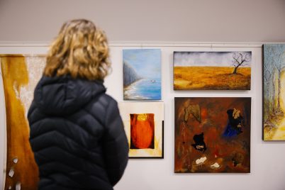 Artistes à Saint-Isidore-de-Clifton, MRC du Haut-Saint-François, Estrie.