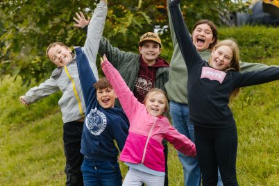 Enfants de Saint-Isidore-de-Clifton, MRC du Haut-Saint-François, Estrie.